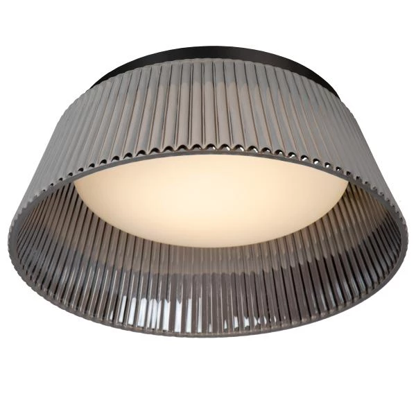 Lucide VIXI - Flush ceiling light - Ø 35 cm - LED Dim. - 1x17,6W 2900K - Smoke Grey - detail 1